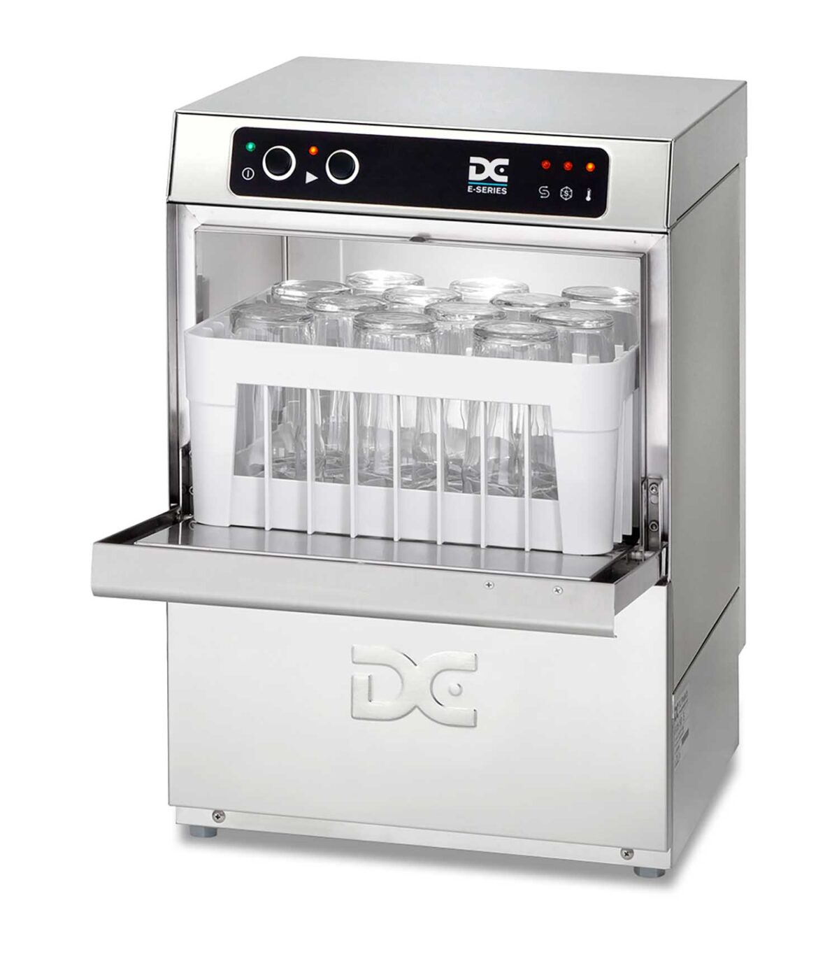 DC Economy Range EG35D Glasswasher with Drain Pump  350mm Rack 12 Pint Capacity - Image 1