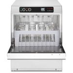 DC Economy Range EG40D Glasswasher with Drain Pump  400mm Rack 16 Pint Capacity