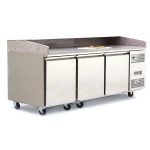 Atosa EPF3485GR 3 Door Pizza Counter Fridge 485 Litres