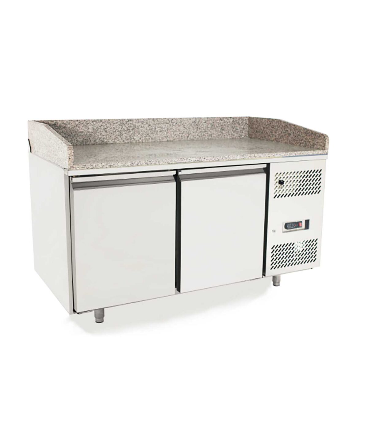 Atosa EPF3495GR 2 Door Granite Top Pizza Counter Fridge 485 Litres - Image 1