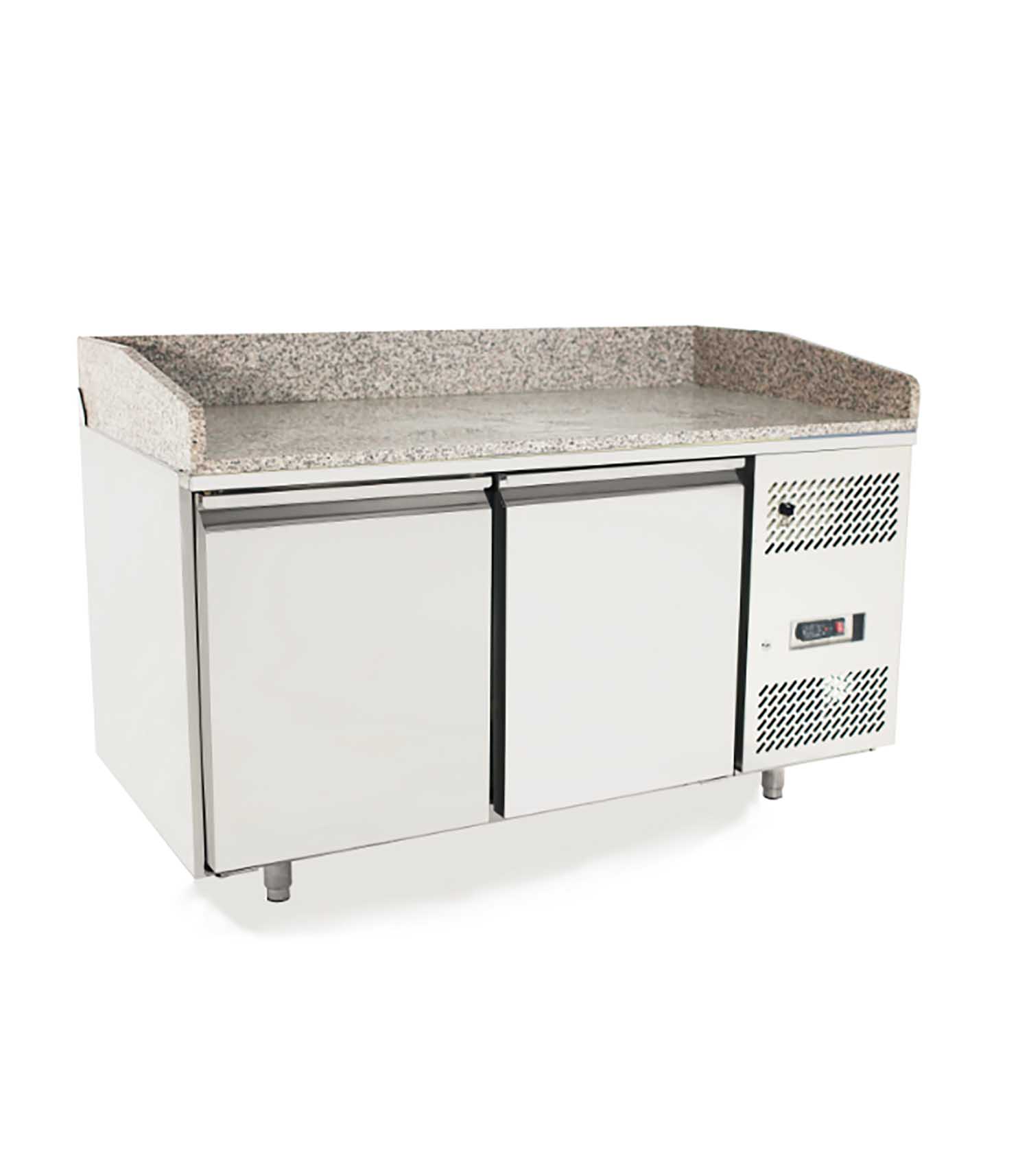 EPF3495GR Atosa EPF3495GR 2 Door Granite Top Pizza Counter Fridge 485 Litres - Image 1