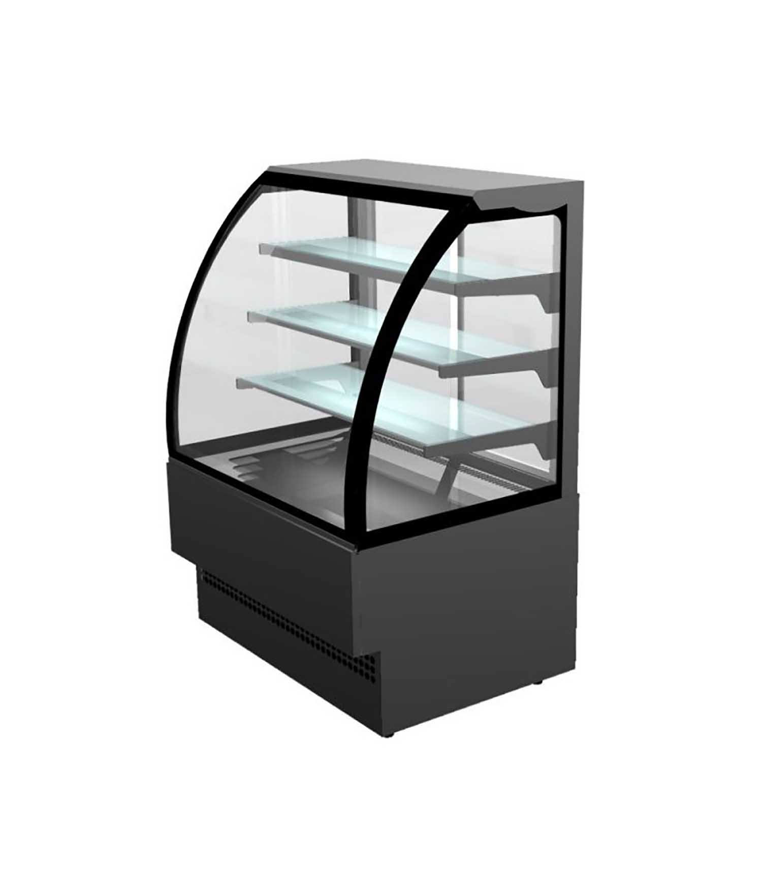 EVO120-BLACK Sterling Pro EVO120-BLACK Patisserie Counter  1.2m / 1.88m² Deck - Image 1