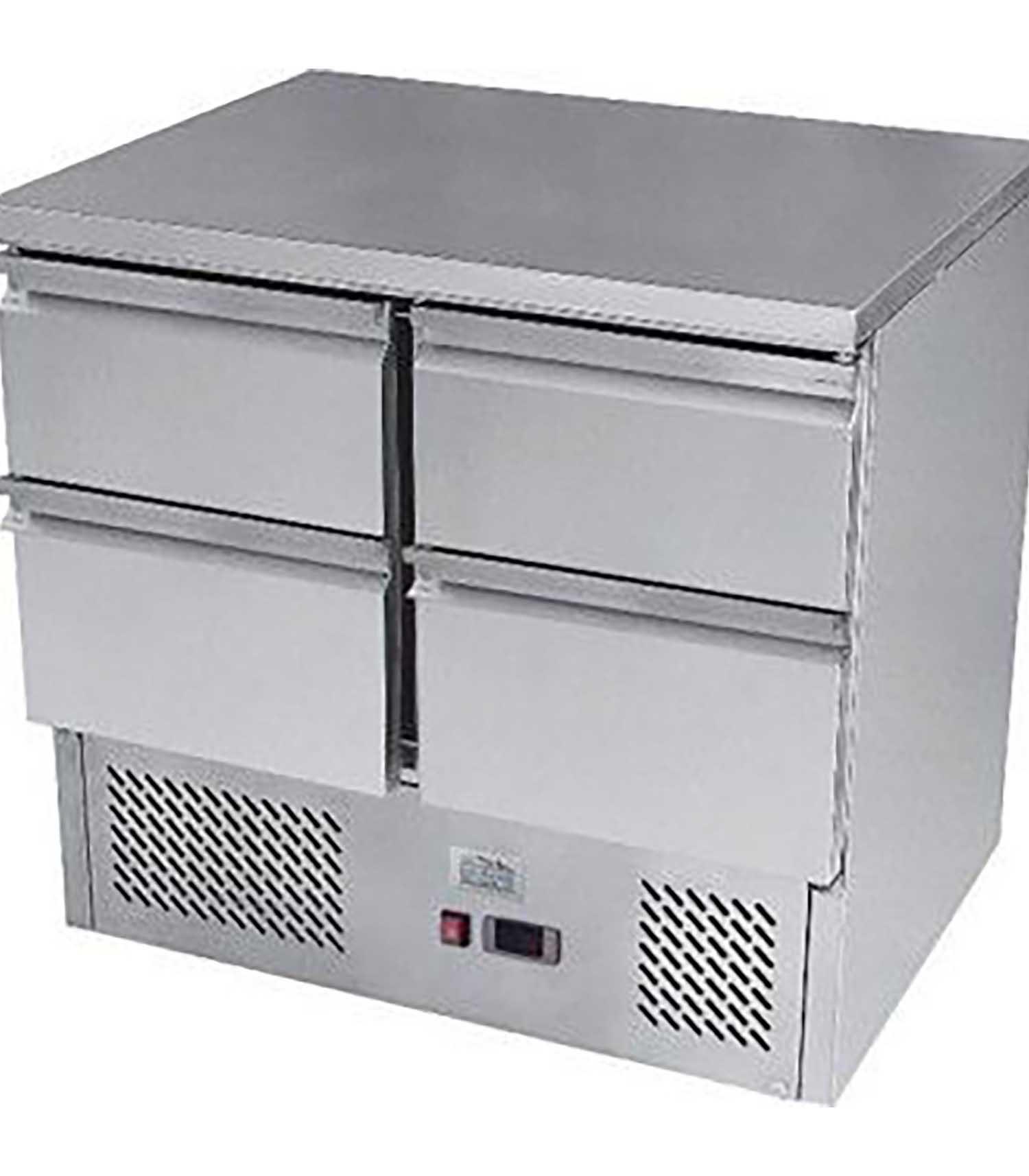 ICE3820GR Ice-A-Cool ICE3820GR 2 Door 4 Drawers Undercounter Refrigerator 300 Litres - Image 1