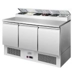 Ice-A-Cool ICE3853GR 3 Door Refrigerated Saladette Prep Counter 380 Litres