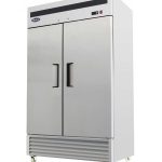 Atosa MBF8187HD Bottom Mounted Upright Double Door 2/1 Gastronorm Refrigerator 1300 Litres