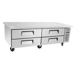 Atosa MGF8453GR Refrigerated 4 Drawer Chef Base 340 Litres  4 x 2/1GN