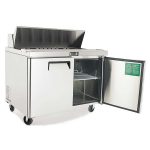 Atosa MSF8303 Heavy Duty 2 Door Prep Counter 515 Litres  with 16 x 1/6 GN Pans