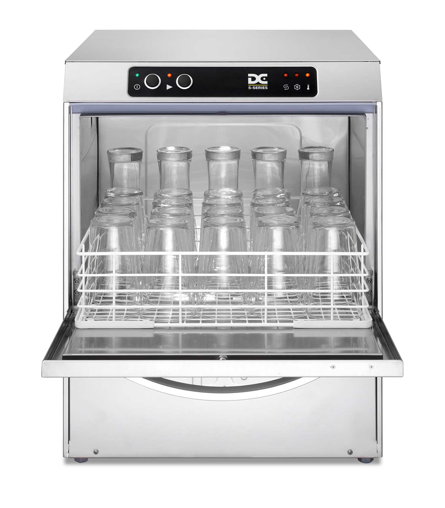 SG45D DC Standard Range SG45D Glasswasher with Drain Pump 450mm Rack 25 Pint Capacity - Image 1