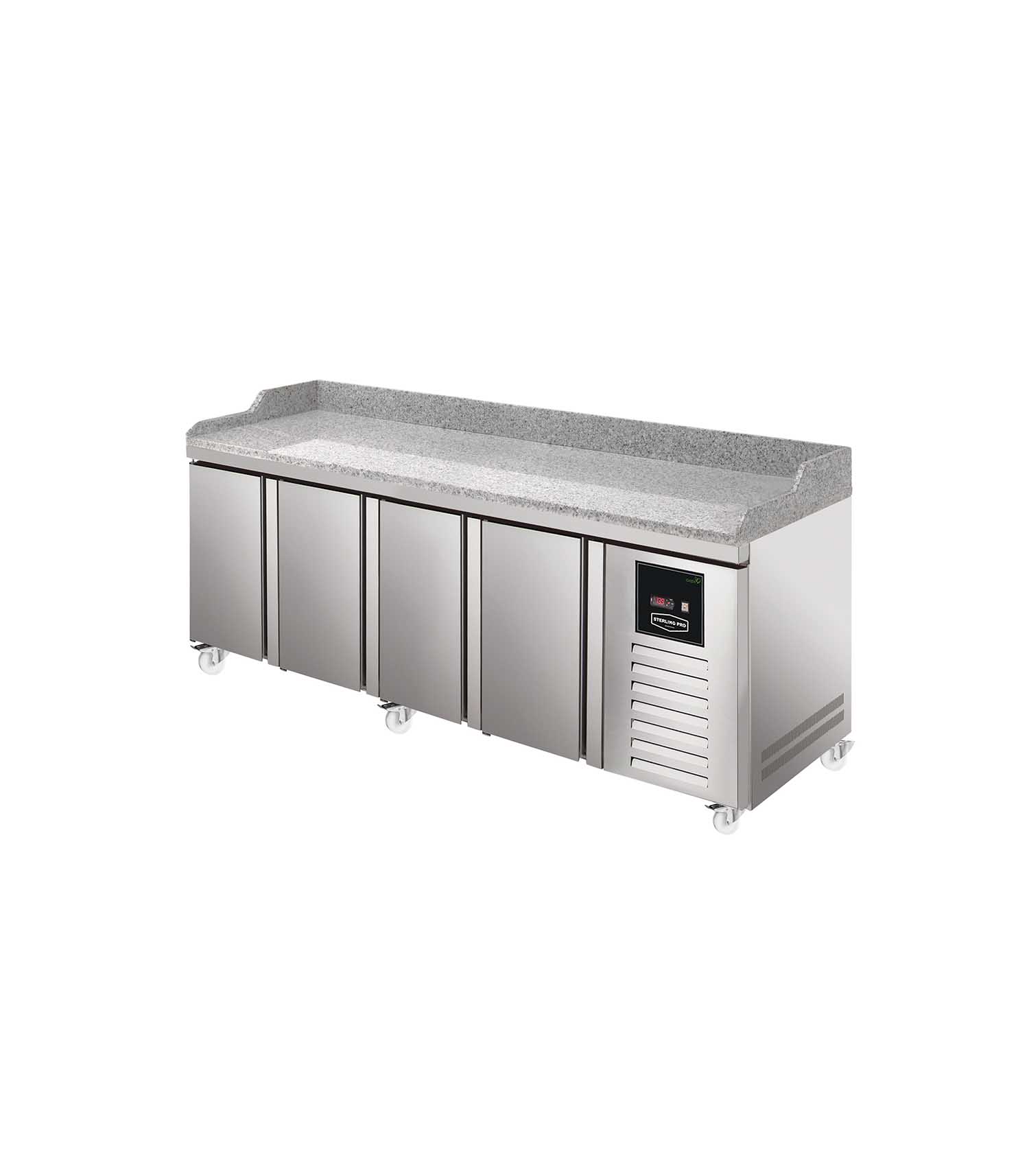 SPI-7-225-40-GR Sterling Pro Green SPI-7-225-40-GR Four Door Granite Counter Fridge 615 Litres - Image 1