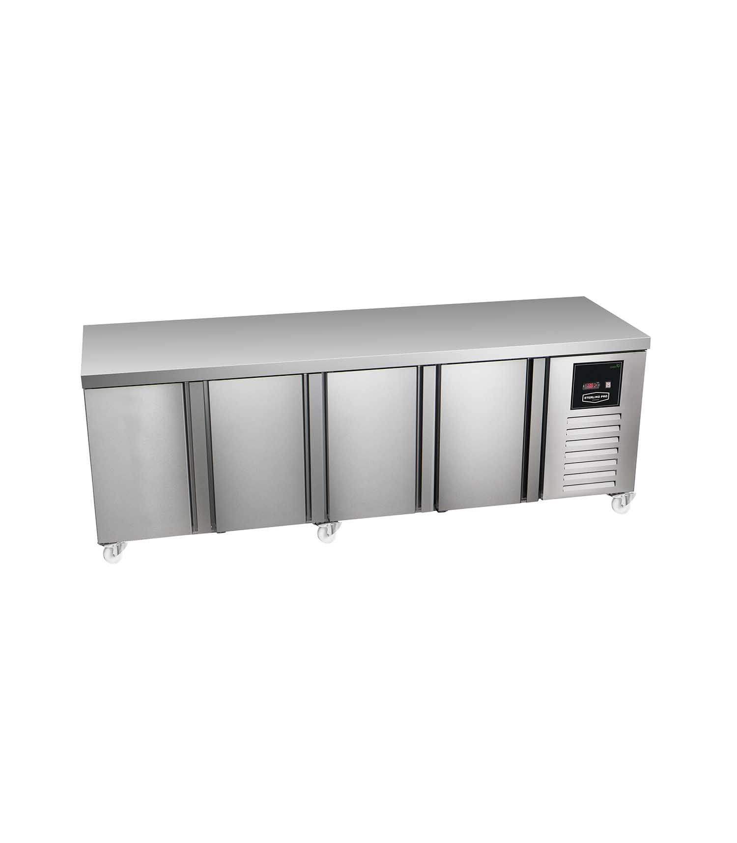 SPI-7-225-40 SP Sterling Pro Green SPI-7-225-40 4 Door Refrigerated Counter 615 Litres - Image 1