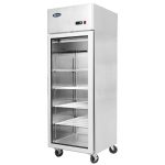 Atosa YCF9407GR Slimline Glass Door Upright Freezer 410ltrs