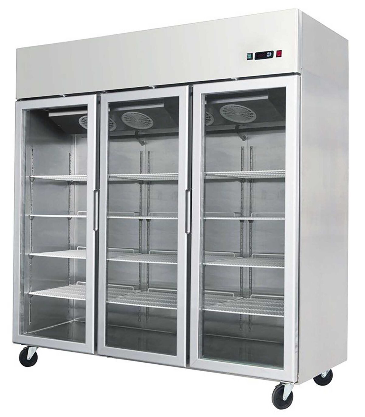 Atosa YCF9409 Slimline Triple Glass Door Upright Freezer 1390L - Image 1