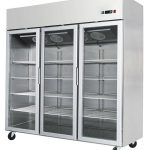 Atosa YCF9409 Slimline Triple Glass Door Upright Freezer 1390L