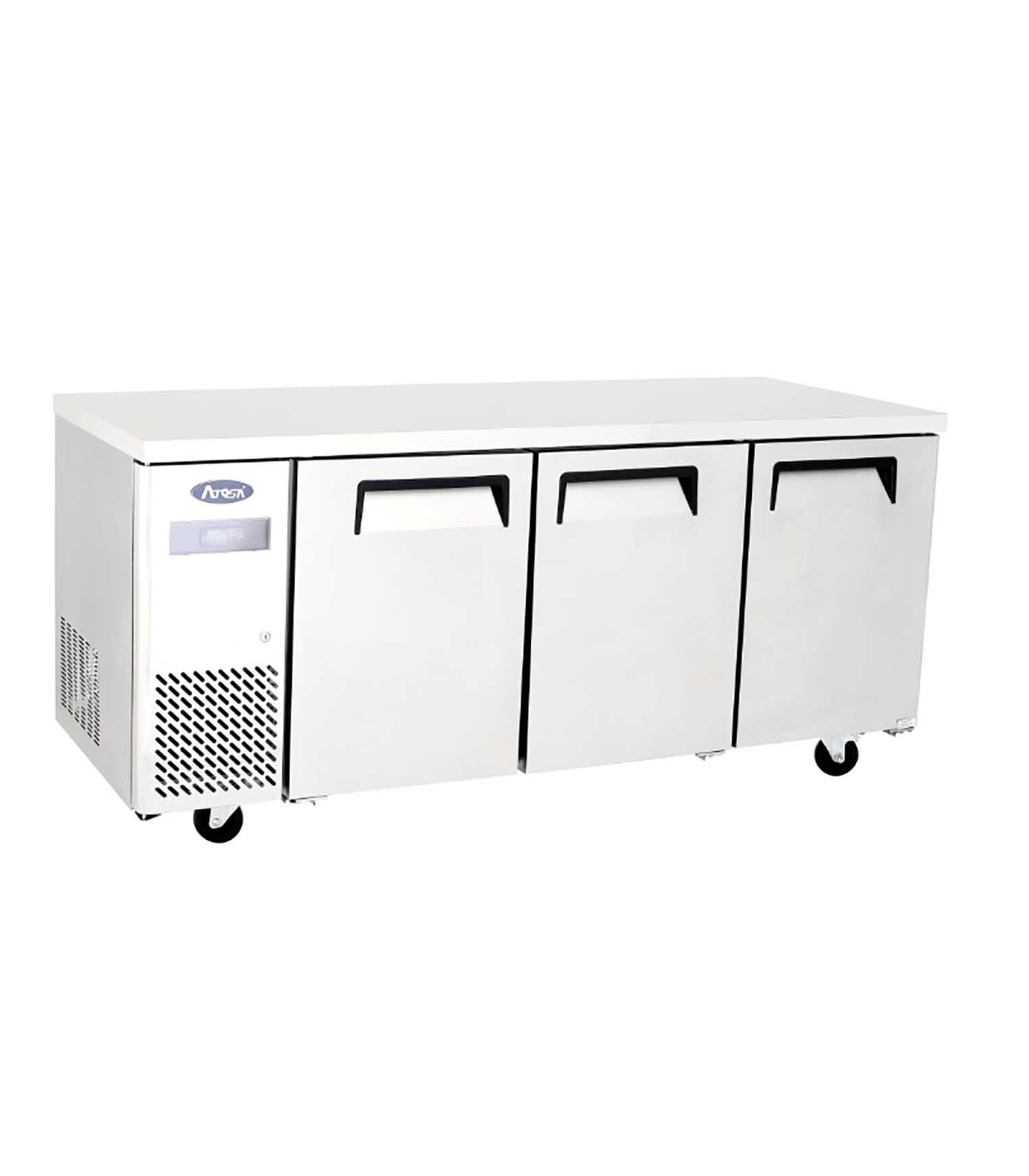 YPF9042GR Atosa YPF9042GR Three Door Undercounter Fridge 470L - Image 1