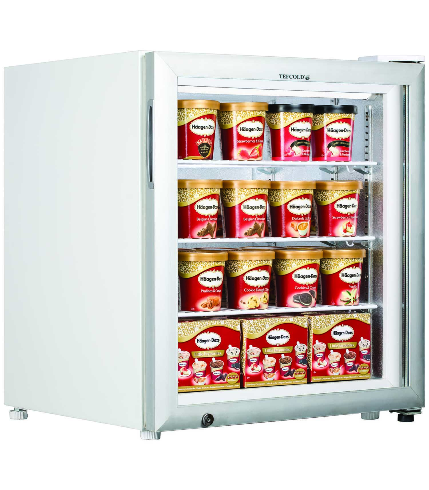uf100gp-stocked-18 UF100G UF-G Range Glass Door Display Freezer - Image 1