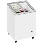 IC100SCEB IC-SCEB Range Sliding Curved Glass Lid Chest Freezer
