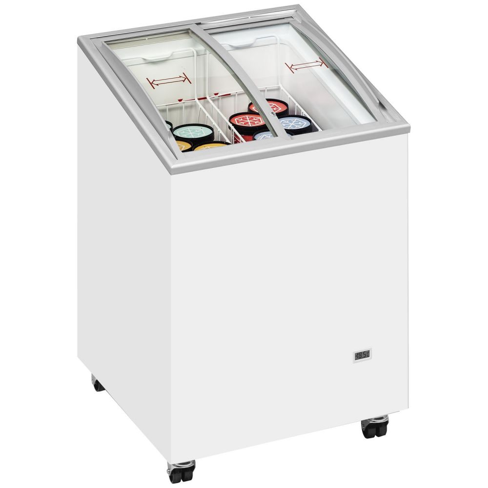 IC100SCEB IC-SCEB Range Sliding Curved Glass Lid Chest Freezer IC100SCEB IC-SCEB Range Sliding Curved Glass Lid Chest Freezer - Image 1