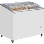 IC300SCEB IC-SCEB Range Sliding Curved Glass Lid Chest Freezer