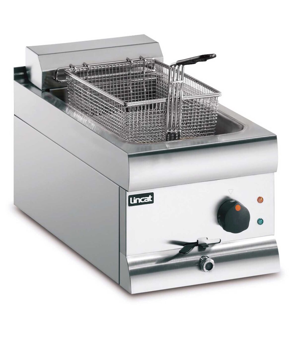 DF39 - Lincat Silverlink 600 Electric Counter-top Single Tank Fryer - 1 Basket - W 300 mm - 9.0 kW - Image 1
