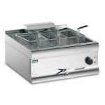 DF66/ST - Lincat Silverlink 600 Electric Counter-top Single Tank Fryer - 3 Baskets - W 600 mm - 6.0 kW