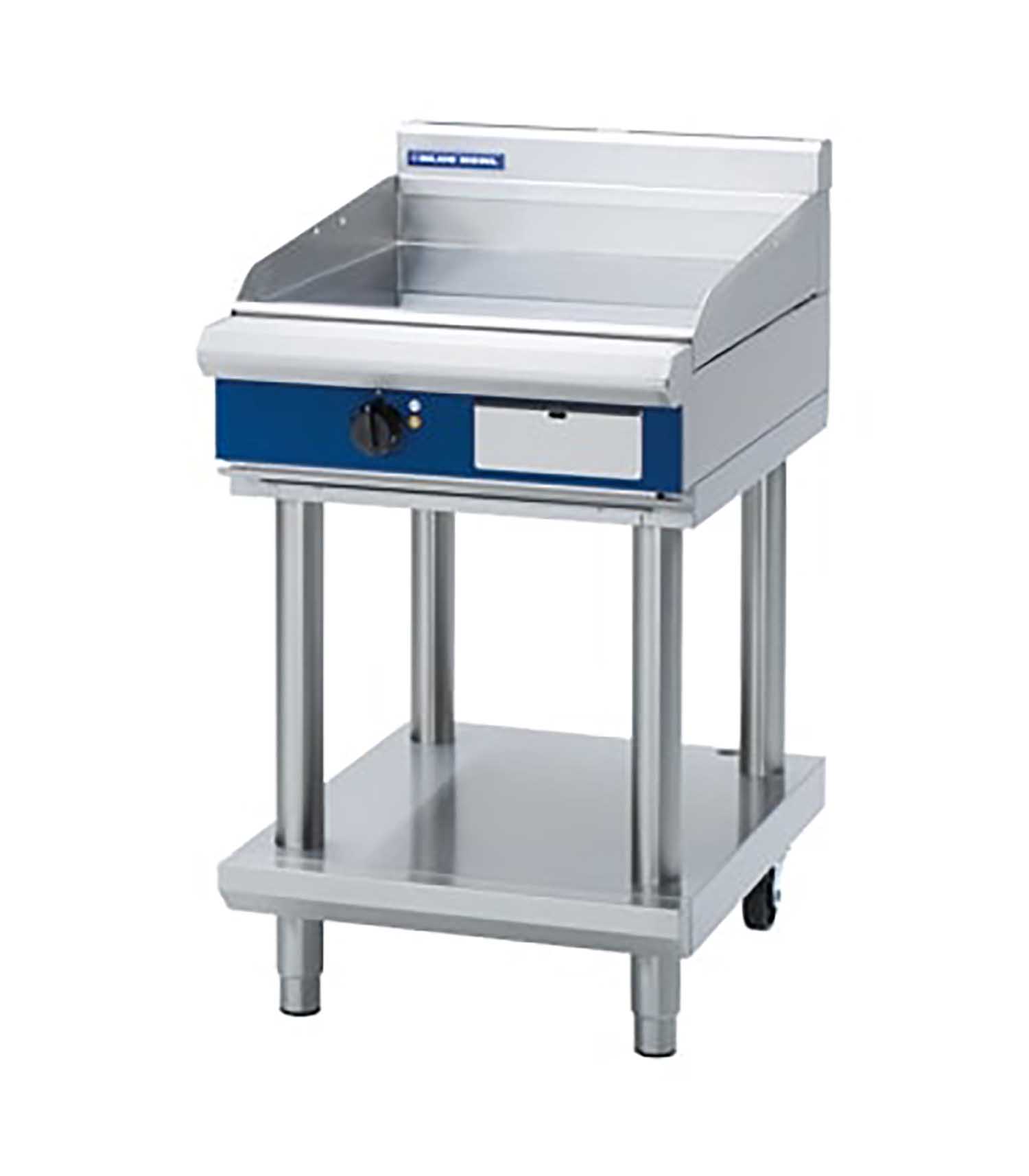 EP514_LS_CHROME_UK_HR Blue Seal Evolution Series EP514-LS - 600mm Electric Griddle Leg Stand - Image 1