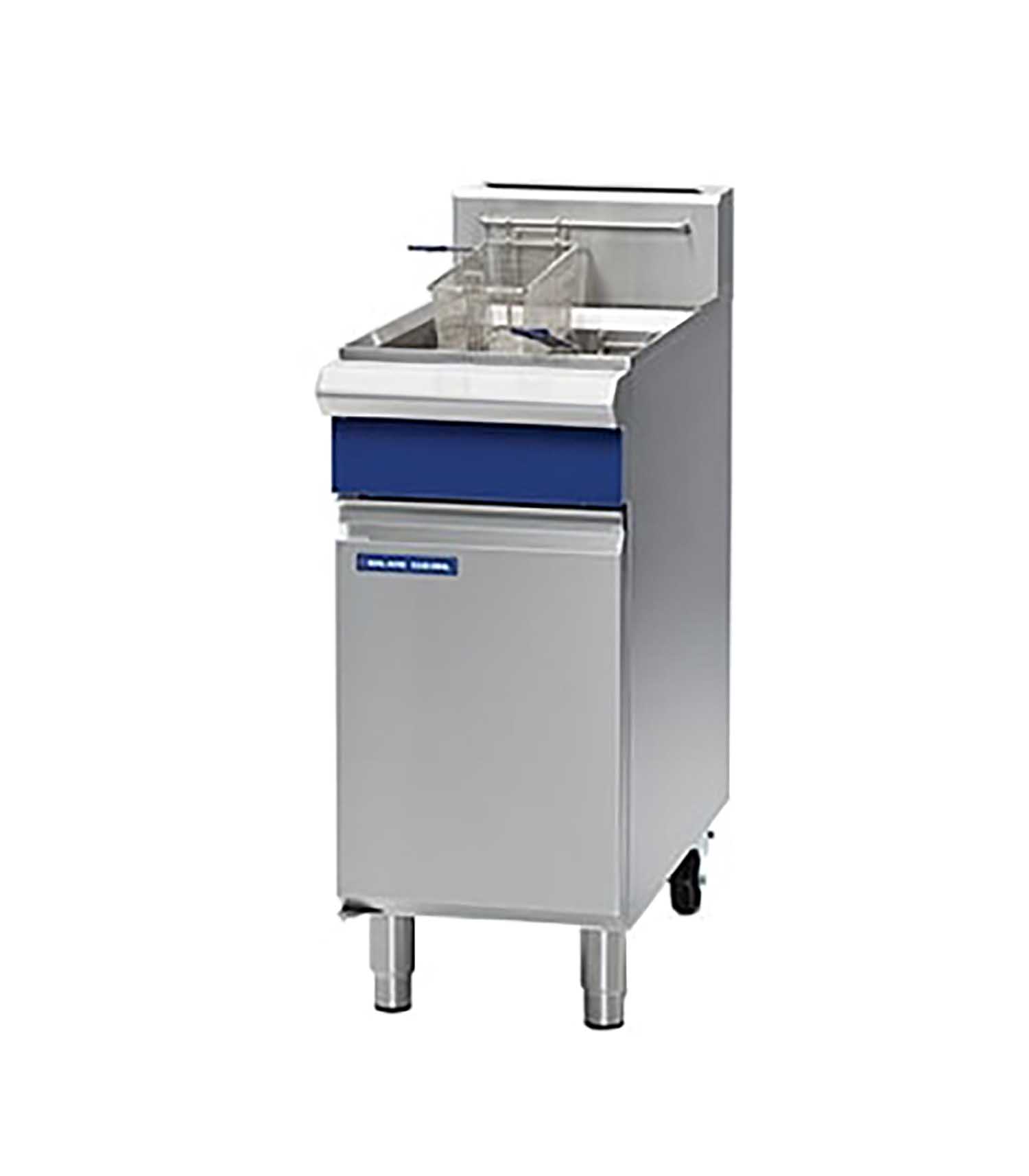 GT18_UK_HR Blue Seal Evolution Series GT18 - 400mm Single Pan Gas Fryer - Image 1