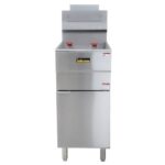 Brand New Infernus Single Tank Twin Basket Freestanding NG Fryer INF-003
