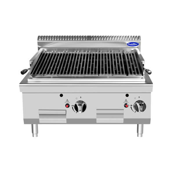 CookRite Lava Stone Gas Char Grill Double Width AT7G8CM-C